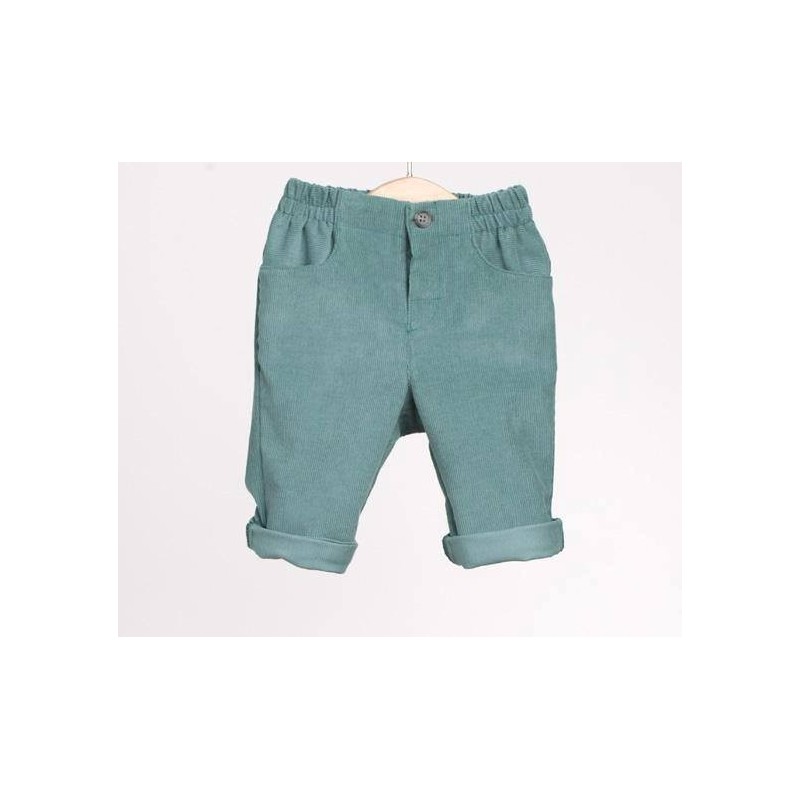 Pantalón con bolsillos de pana de color caqui para bebé niño : comprar  online - Pantalones y vaqueros | SergentMajor
